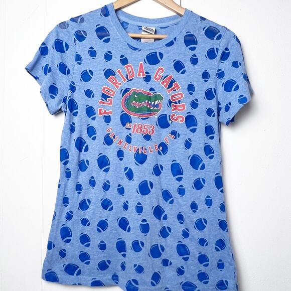 University of Florida Gators Football Burnout Tee Shirt Women’s Size Medium - Picture 1 of 12